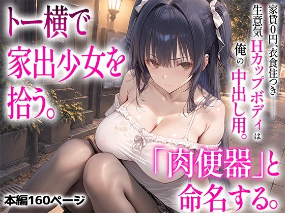 【漫画】トー横で家出少女を拾う。肉便器と命名する。〜生意気Hカップボディは俺の中出し用〜